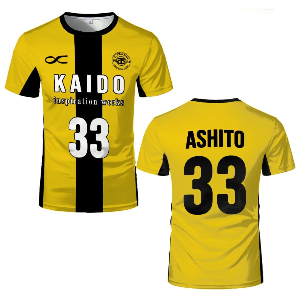 Street Fashion In Japanese - Japanese Anime Ao Ashi Cosplay Jersey