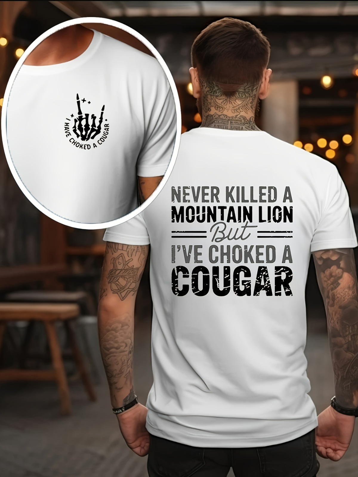Street Style Fashion Quotes - Men's 100% Pure Cotton Double-sided Interesting