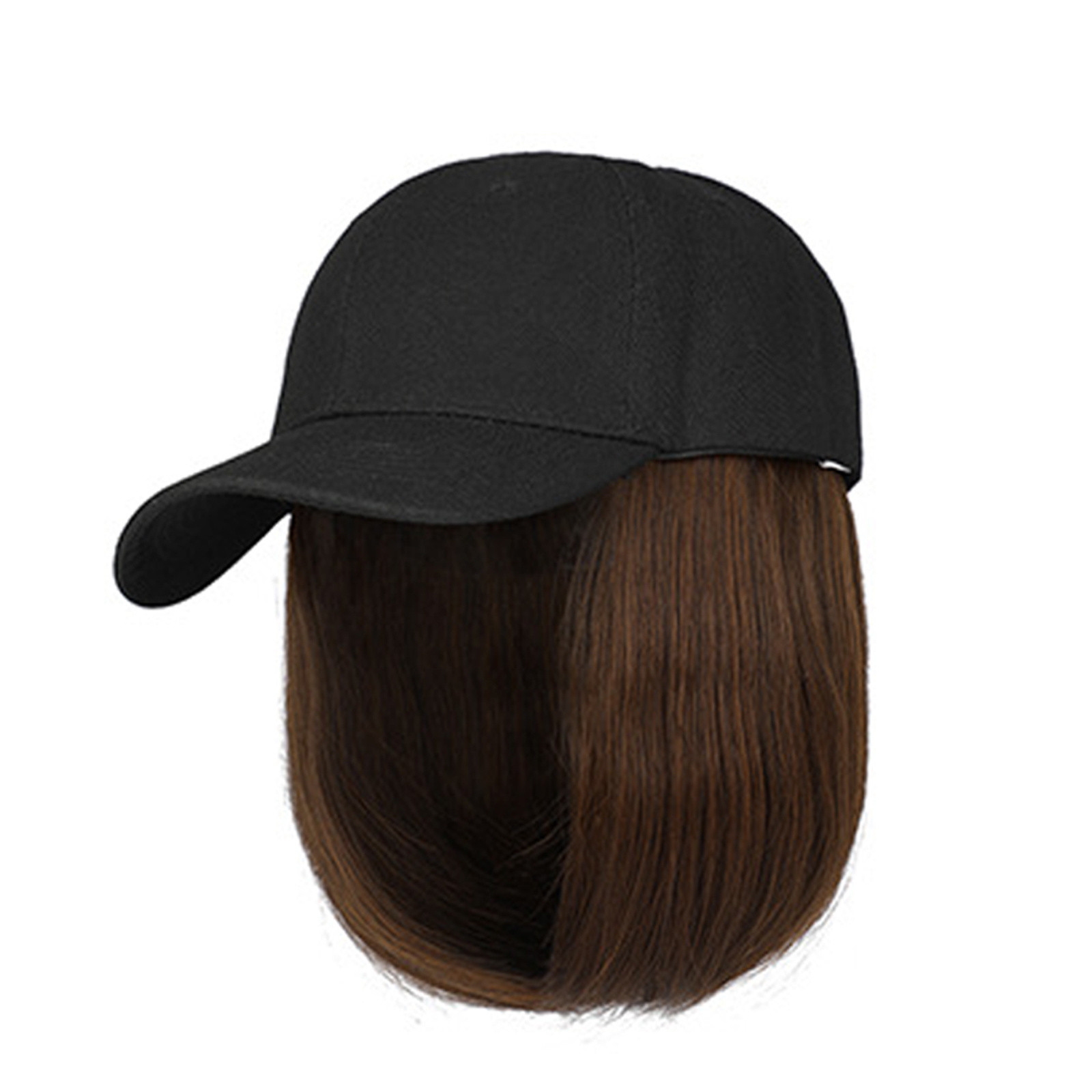 Street Fashion Hats - Short Straight synthetic Wigs Hat Women