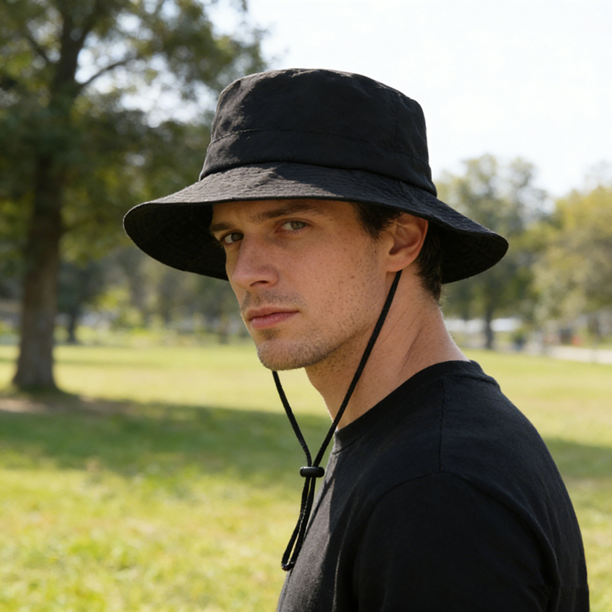 Bucket Hat Embroidered - Foldable Outdoor Cargo Bucket Hat for