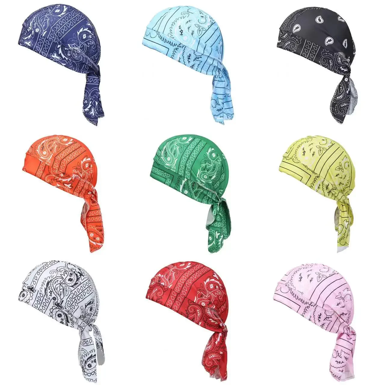 Street Fashion Hats - Digital printed single cashew hat outdoor