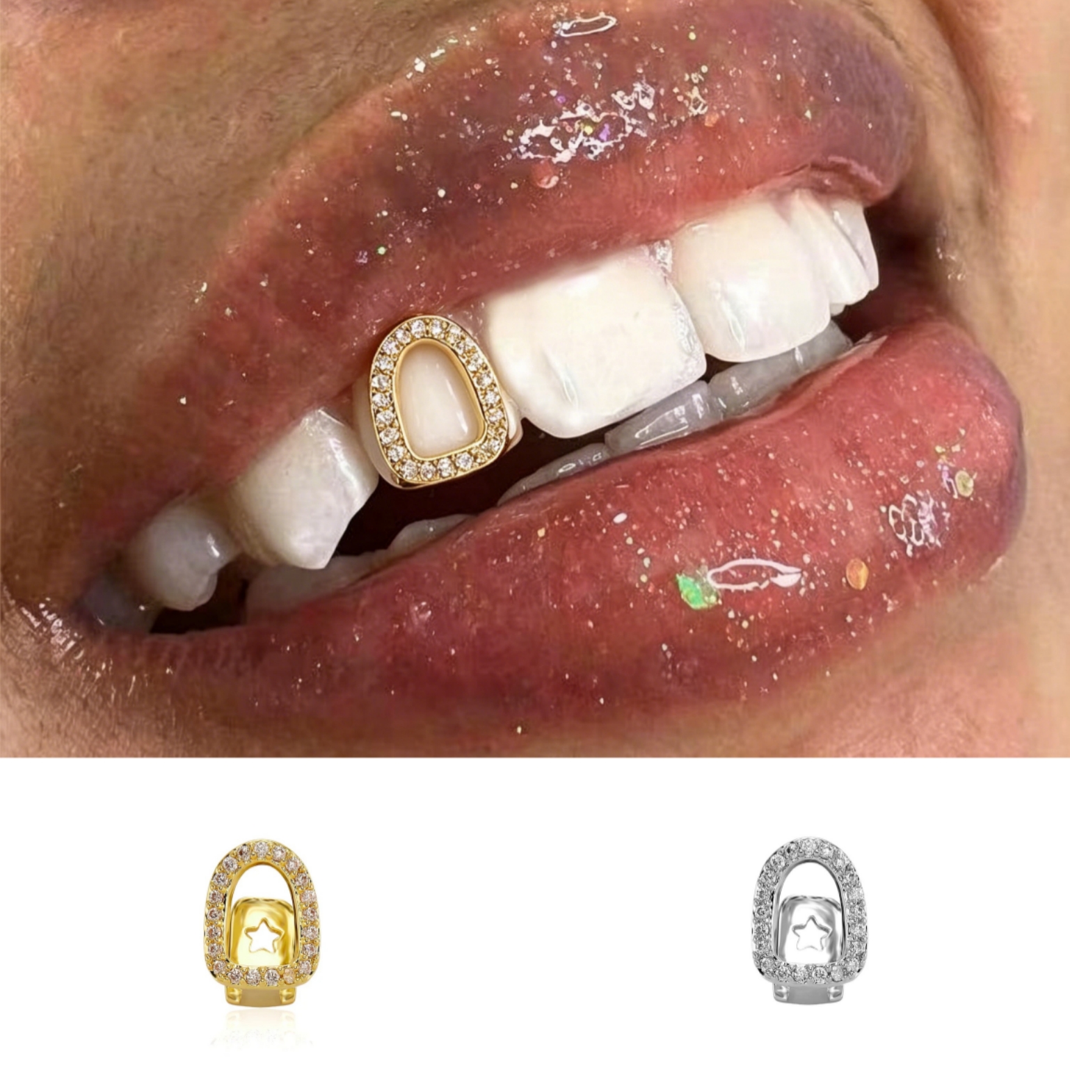 Street Fashion Jewelry - Hip Hop Single Full CZ Stone