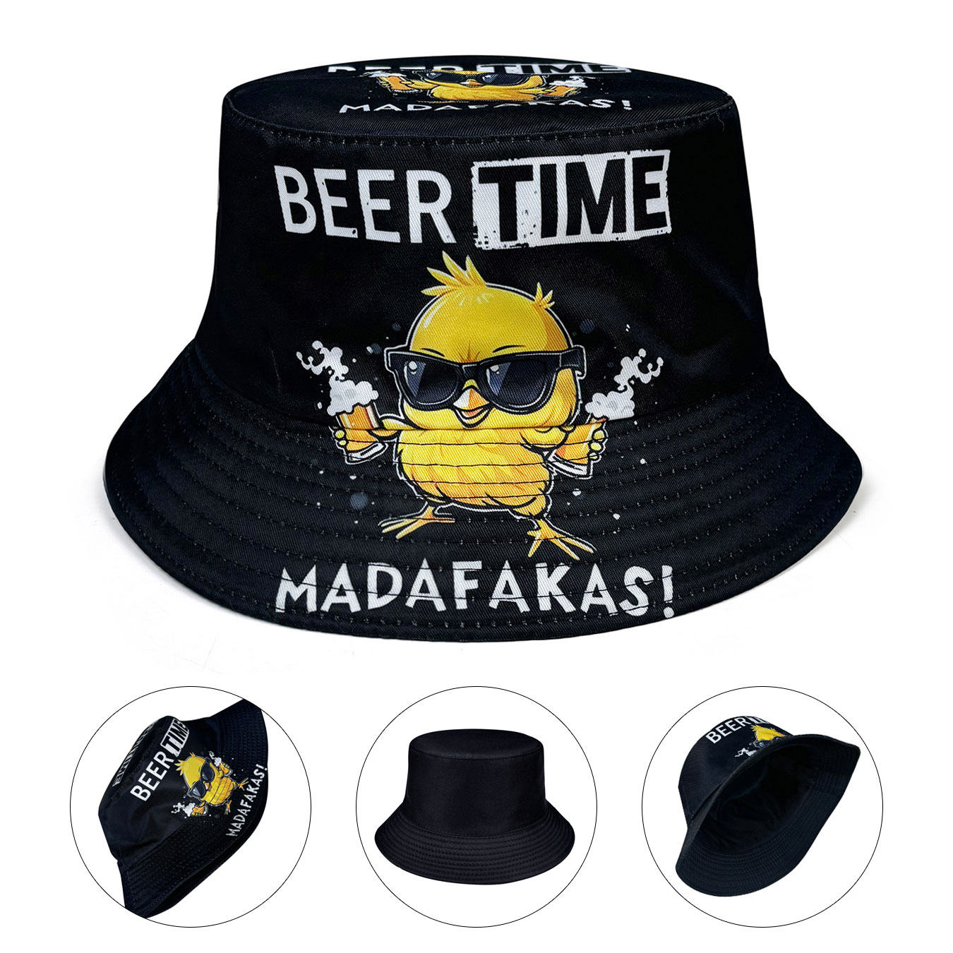 Bucket Hat Embroidered - Cool Duck 