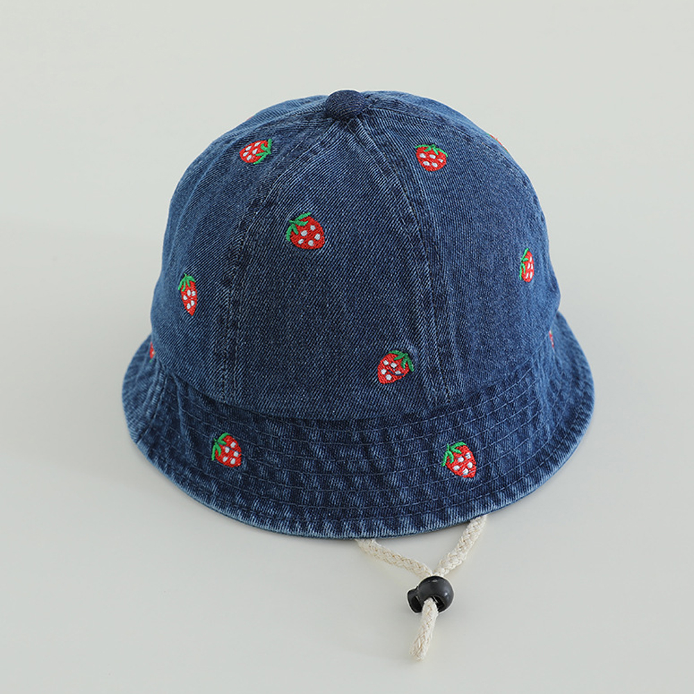 Cherry Embroided Jeans Fisherm - مراجعة Bucket Hat Embroidered وسعره