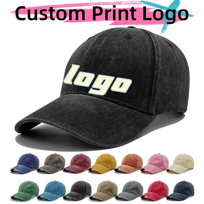Customized Printed Logo Vintag - مراجعة Street Fashion Hats وسعره