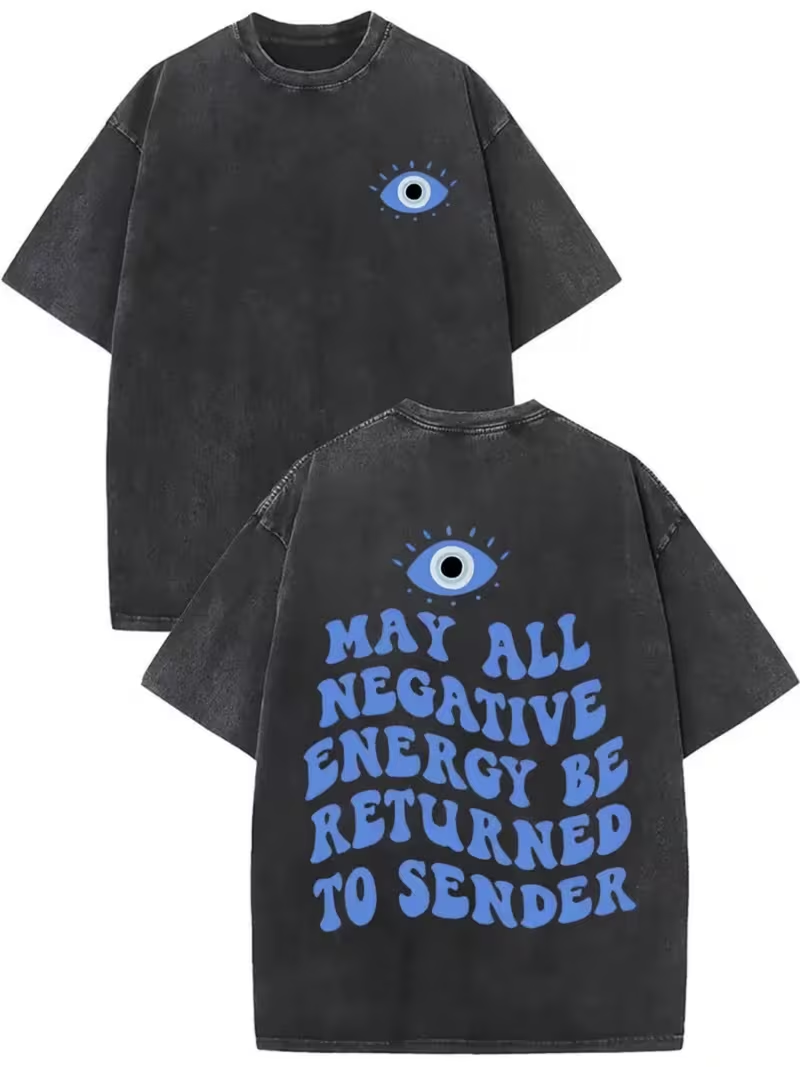 Blue Evil Eye Negative Energy  - مراجعة Street Style Fashion Quotes وسعره