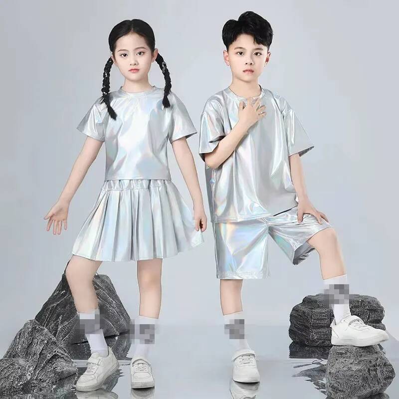 Boys and Girls Hip-hop Set Sil - مراجعة Street Fashion Runway وسعره