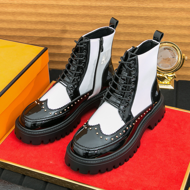 Fashion Rivet Men Ankle Boots  - مراجعة Parade Fashion Street وسعره