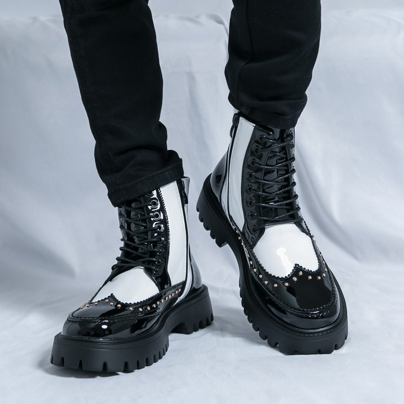 Fashion Rivet Men Ankle Boots  - مراجعة Parade Fashion Street وسعره