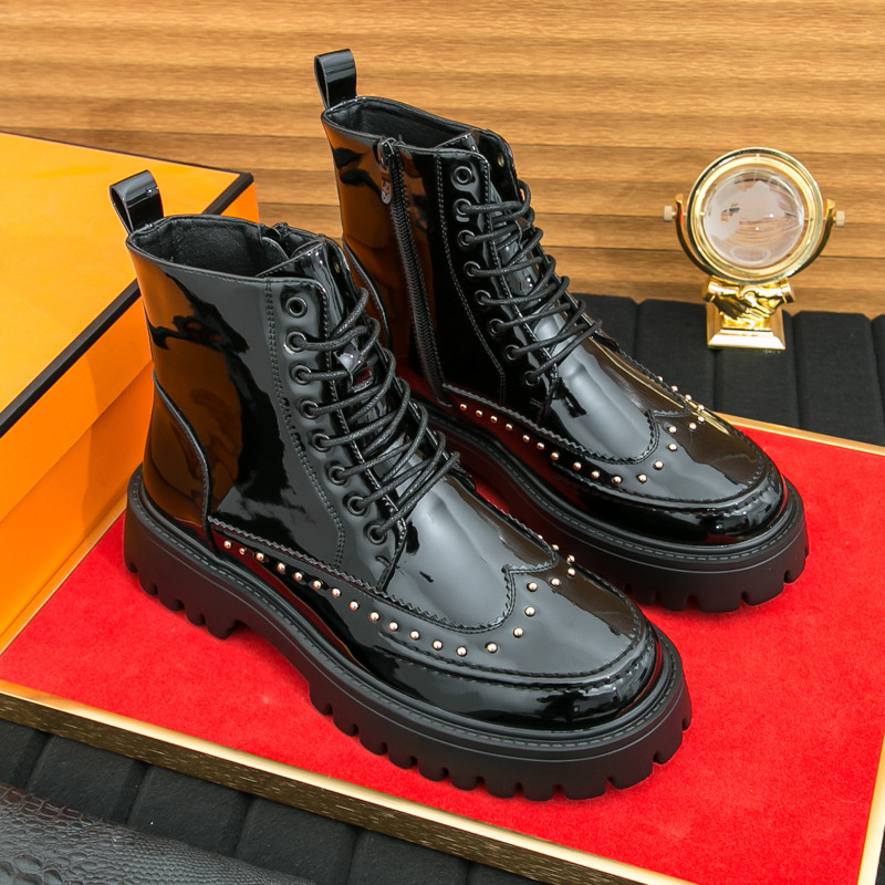 Fashion Rivet Men Ankle Boots  - مراجعة Parade Fashion Street وسعره