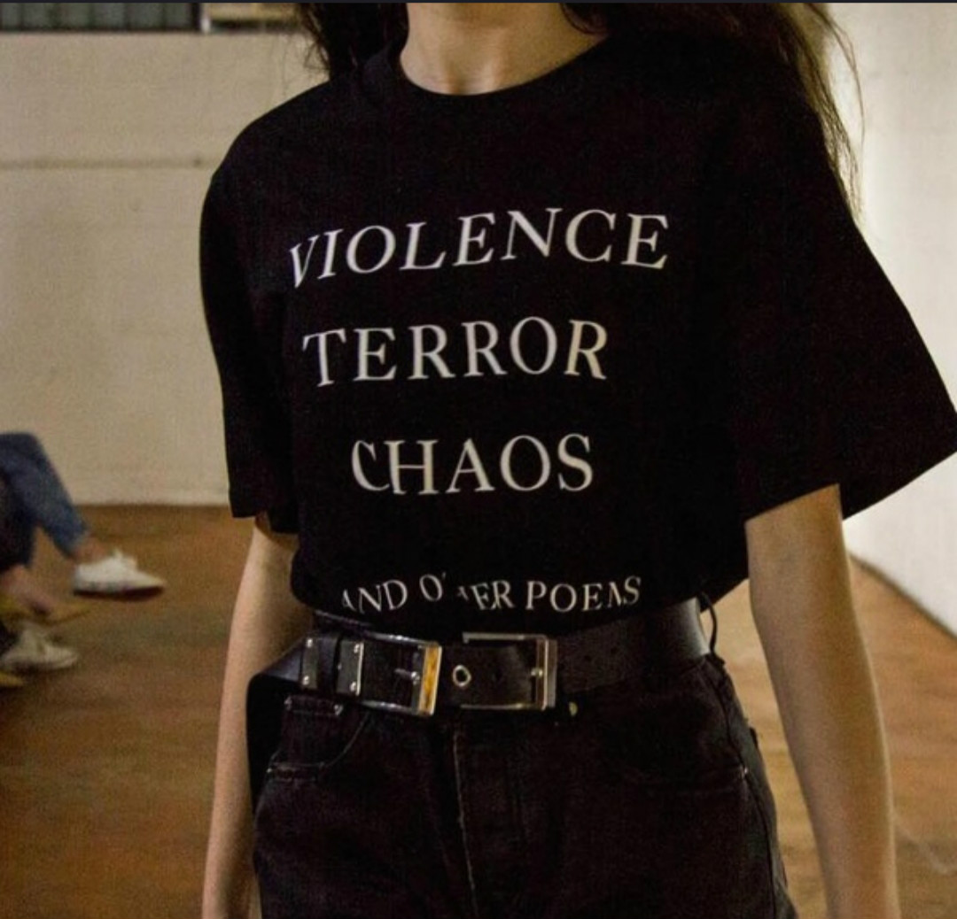 Violence Terror Chaos and Othe - مراجعة Street Style Fashion Quotes وسعره