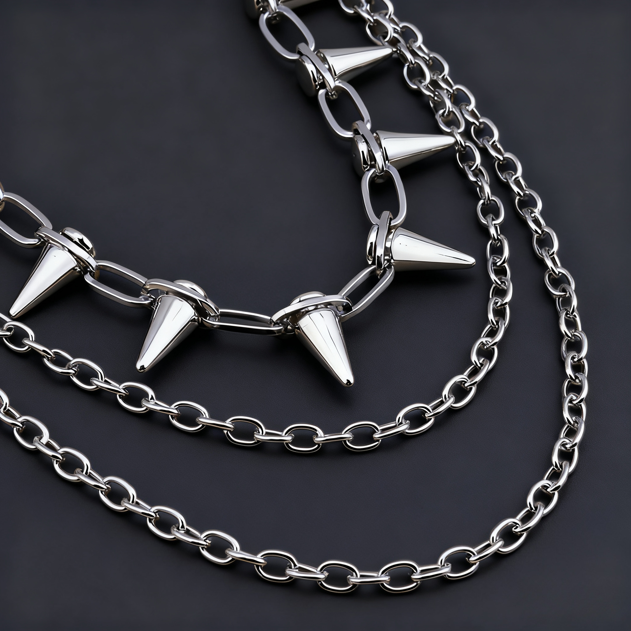 Unisex Hip Hop Punk Rock Metal - مراجعة Street Fashion Jewelry وسعره