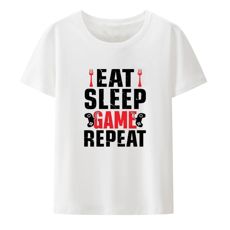 Funny Gaming Quotes Eat Sleep  - مراجعة Street Style Fashion Quotes وسعره