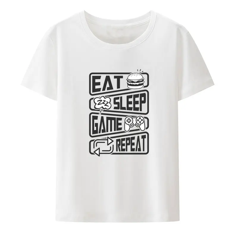 Funny Gaming Quotes Eat Sleep  - مراجعة Street Style Fashion Quotes وسعره