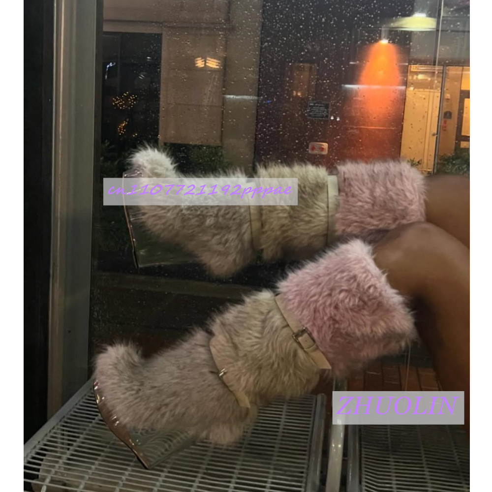 Winter Gradient Furry Transpar - مراجعة Street Fashion Runway وسعره