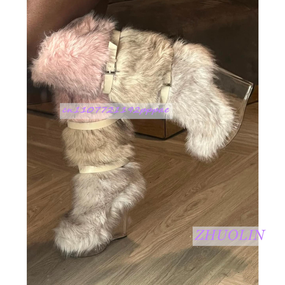 Winter Gradient Furry Transpar - مراجعة Street Fashion Runway وسعره