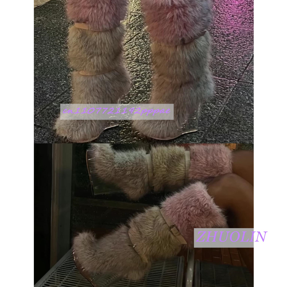 Winter Gradient Furry Transpar - مراجعة Street Fashion Runway وسعره