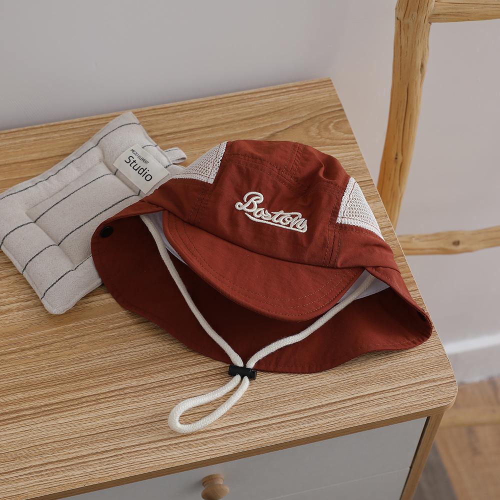 Letter Embroidered Baby Sun Ha - مراجعة Bucket Hat Embroidered وسعره