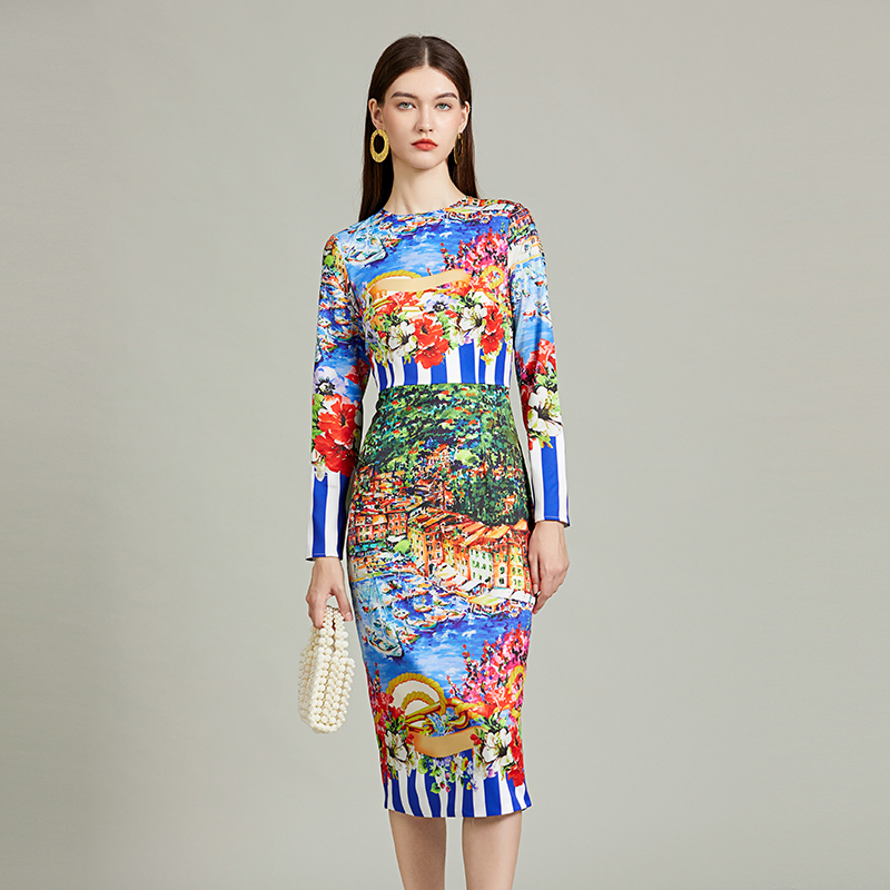 Runway Fashion Striped Landsca - مراجعة Street Fashion Runway وسعره