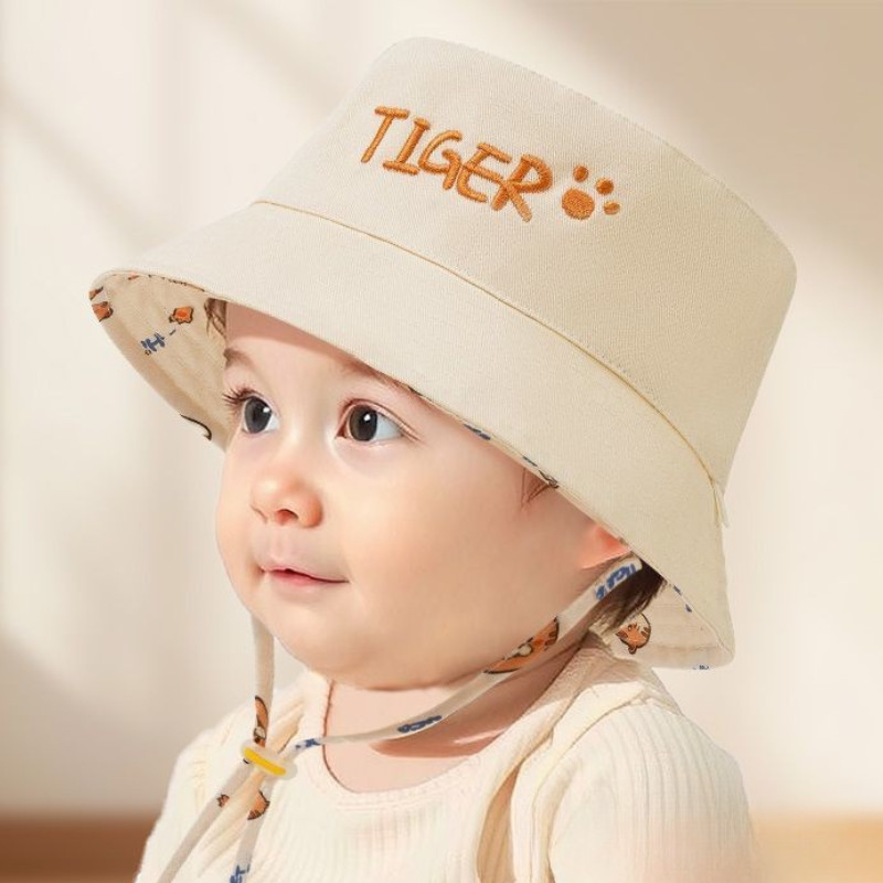 Letter Embroidered Baby Bucket - مراجعة Bucket Hat Embroidered وسعره