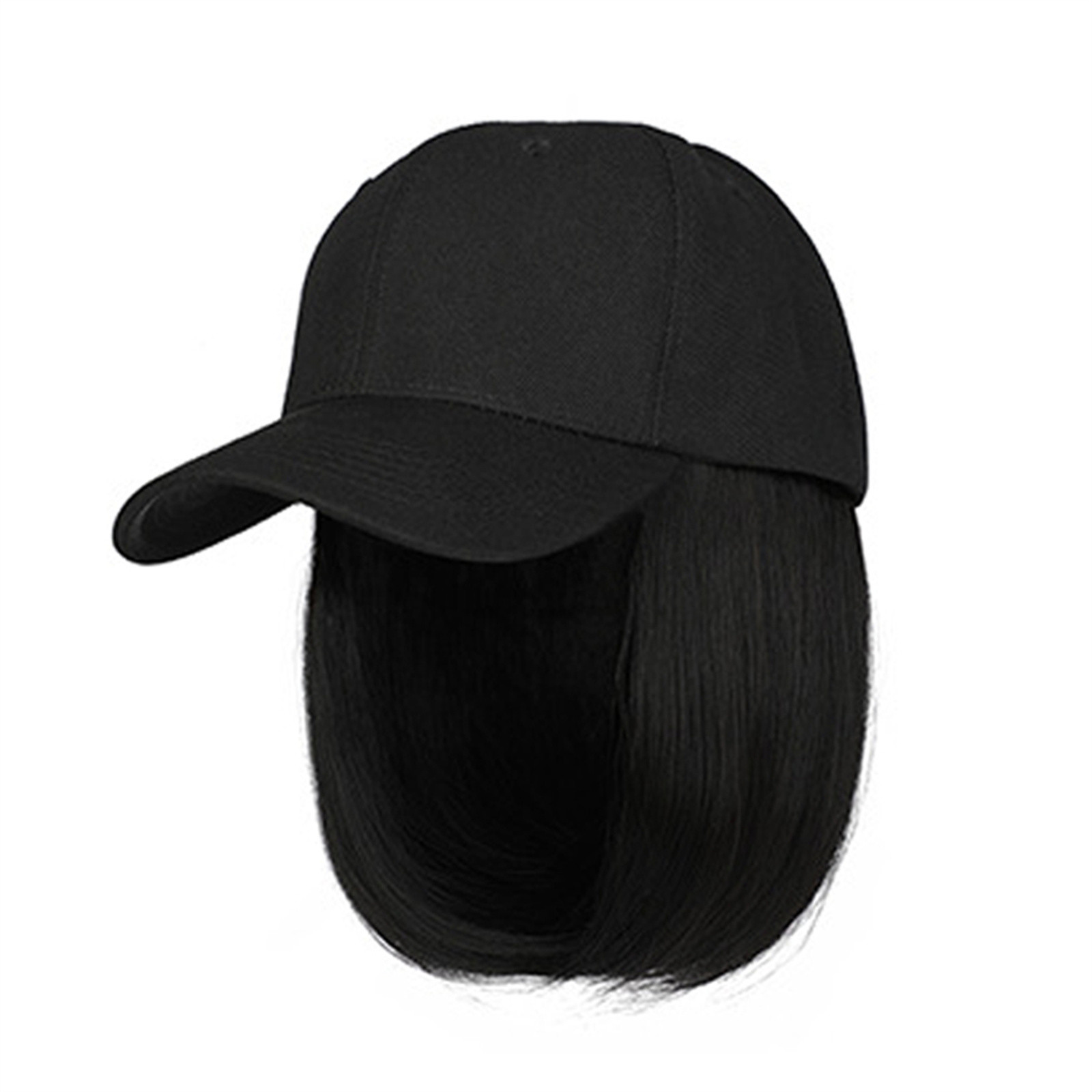 Short Straight synthetic Wigs  - مراجعة Street Fashion Hats وسعره