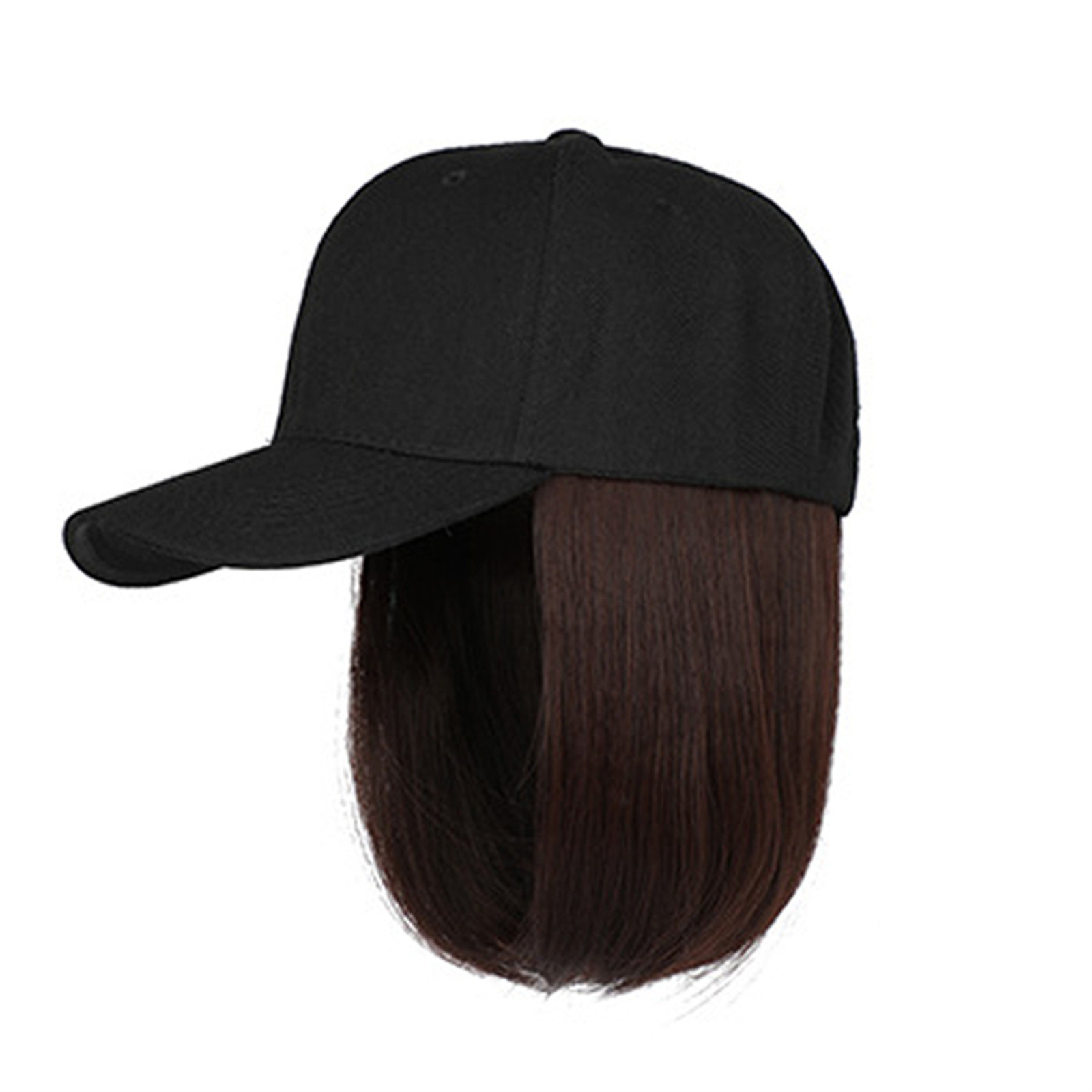 Short Straight synthetic Wigs  - مراجعة Street Fashion Hats وسعره