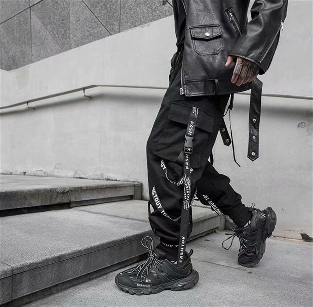 Fashion New Cargo Pants Men Jo - مراجعة Street Fashion In Japanese وسعره