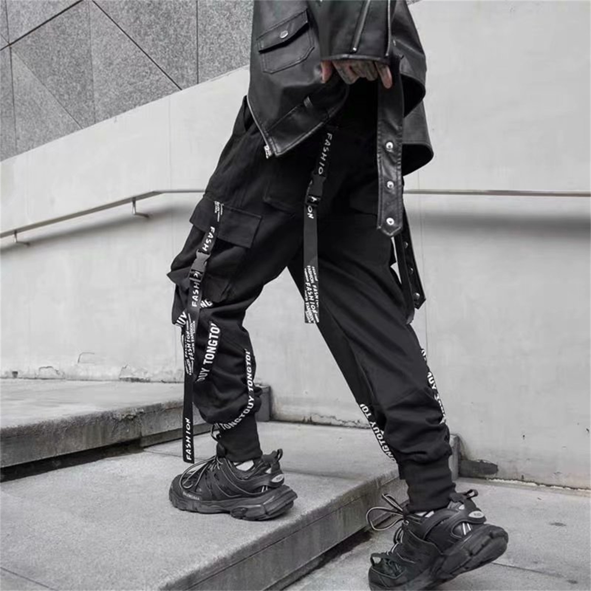 Fashion New Cargo Pants Men Jo - مراجعة Street Fashion In Japanese وسعره