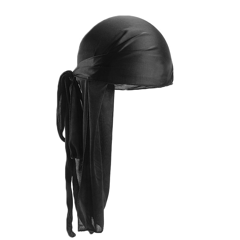 Unisex Silky Long Tail Durag P - مراجعة Street Fashion Hats وسعره