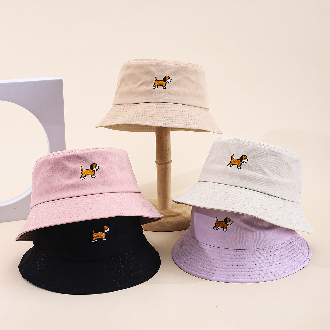 Simple and fashionable embroid - مراجعة Bucket Hat Embroidered وسعره