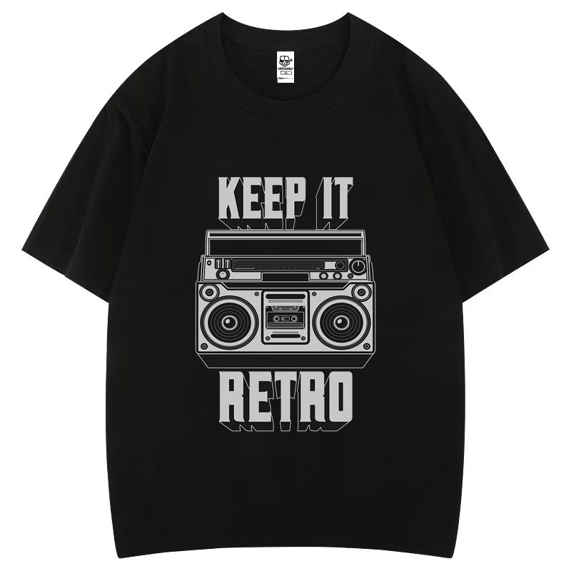 Keep It Retro Music Quote Cott - مراجعة Street Style Fashion Quotes وسعره