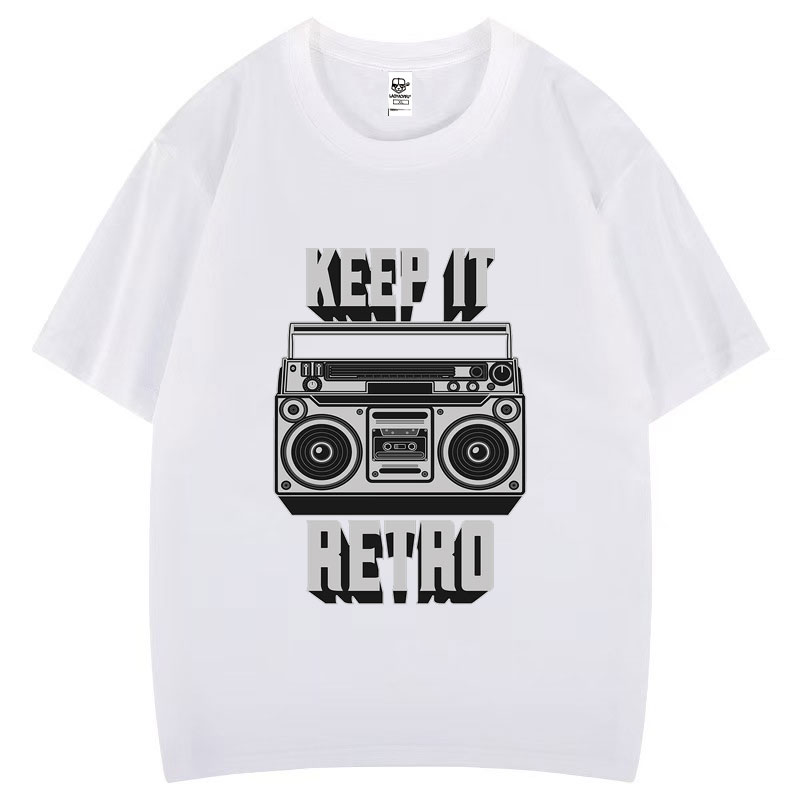 Keep It Retro Music Quote Cott - مراجعة Street Style Fashion Quotes وسعره