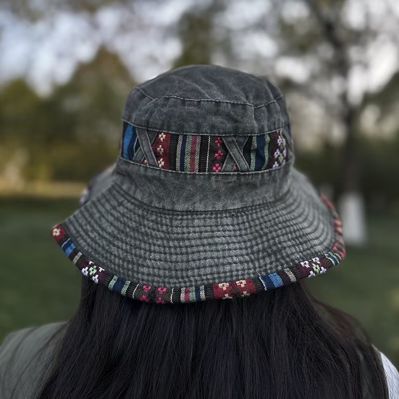 Men Women Summer Bucket Hat Re - مراجعة Bucket Hat Embroidered وسعره