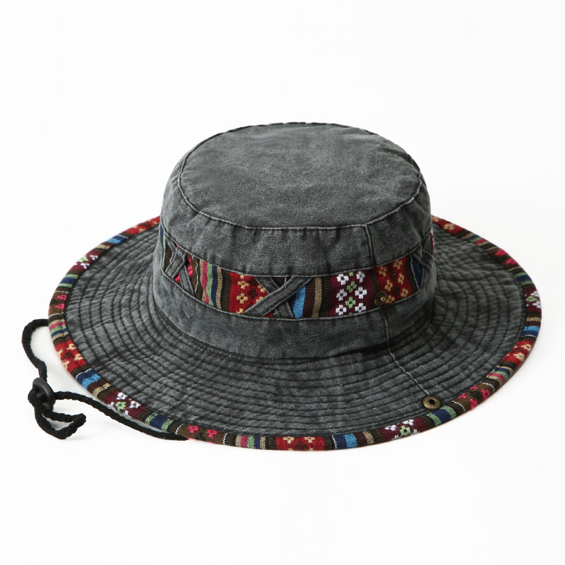Men Women Summer Bucket Hat Re - مراجعة Bucket Hat Embroidered وسعره
