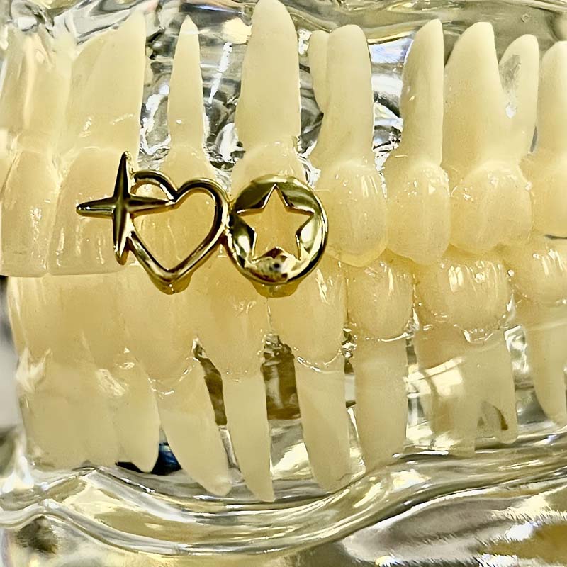 Punk Hip Hop Hollow Heart Teet - مراجعة Street Fashion Jewelry وسعره