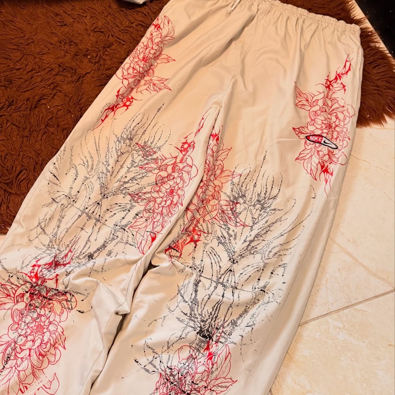 Harajuku Red Spider Lily Print - مراجعة Street Fashion In Japanese وسعره