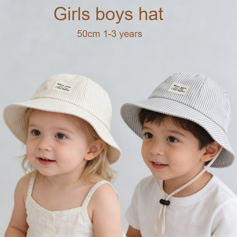 Baby Kids Cute Sun Hat 50cm 1- - مراجعة Street Fashion Hats وسعره