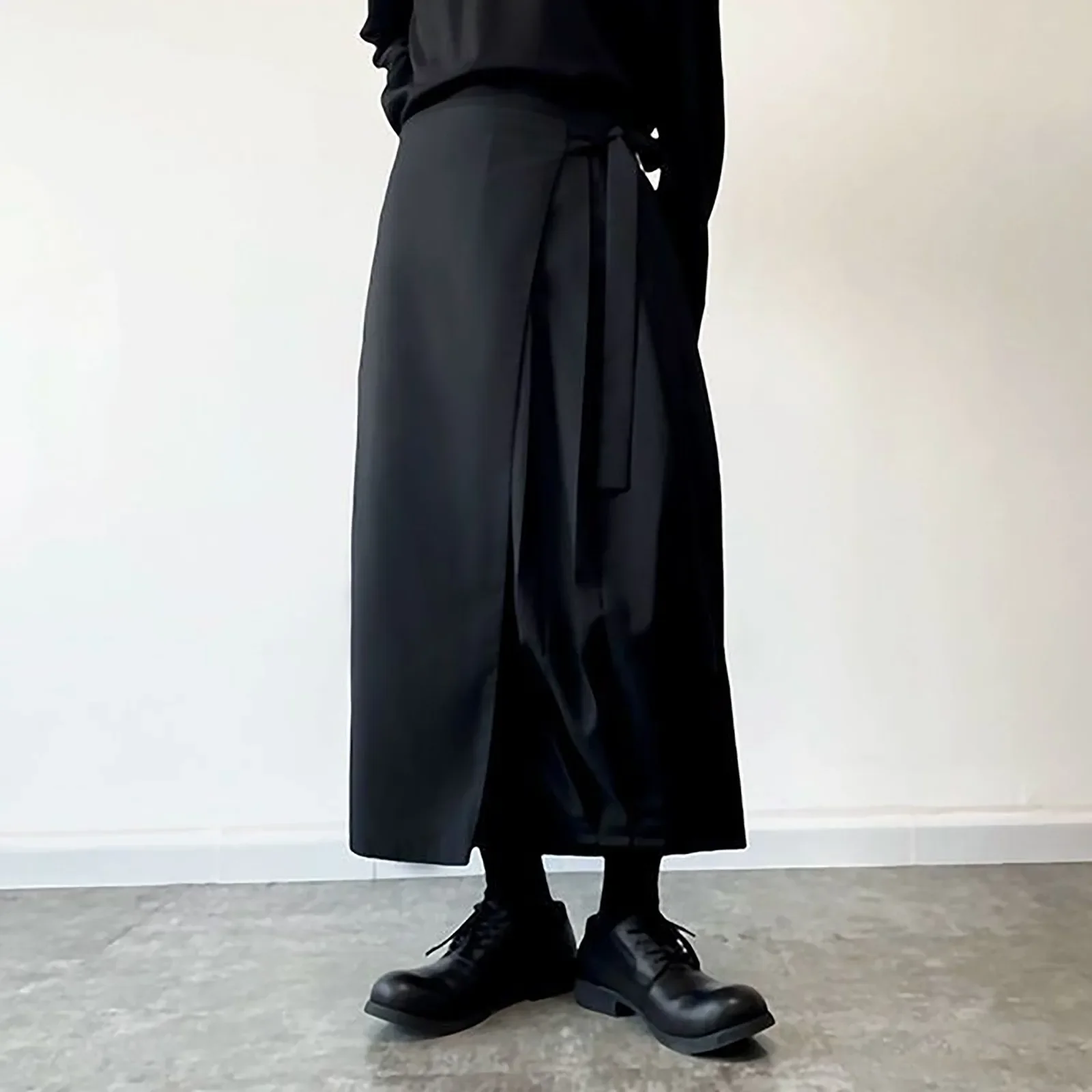 Retro Dark Style Men's Skirt P - مراجعة Street Fashion In Japanese وسعره