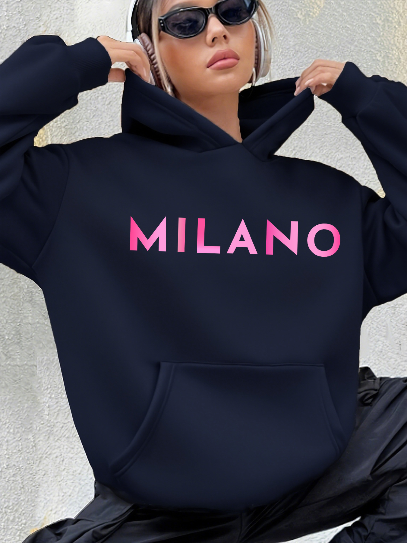 Women's MILANO Print Sweatshir - مراجعة Street Fashion Milano وسعره