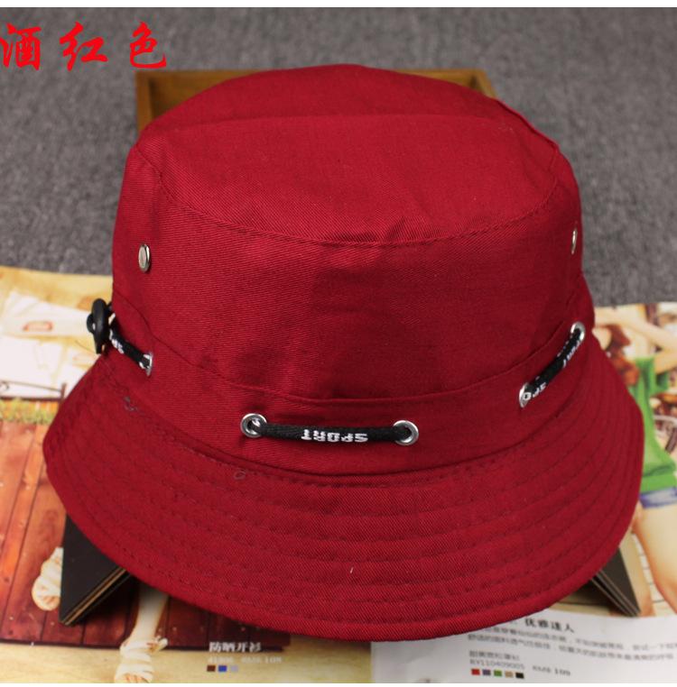 2019 Polyester Adjustable Cord - مراجعة Bucket Hat Embroidered وسعره