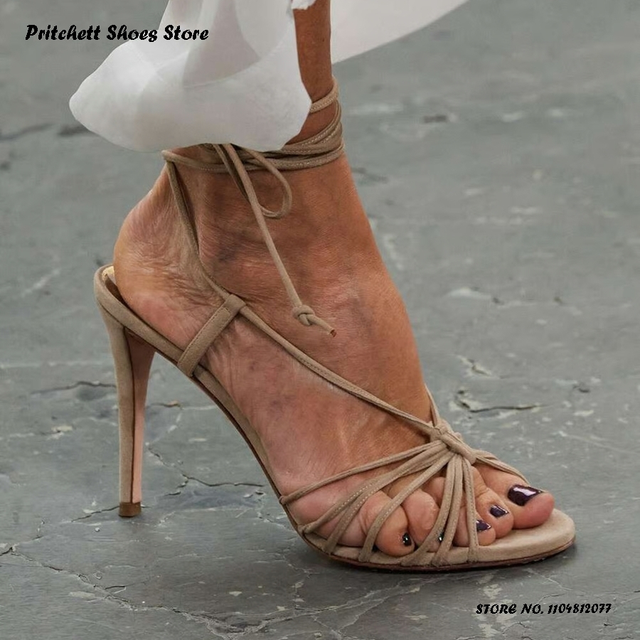 Women's Knotted Leather Strapp - مراجعة Street Fashion Runway وسعره