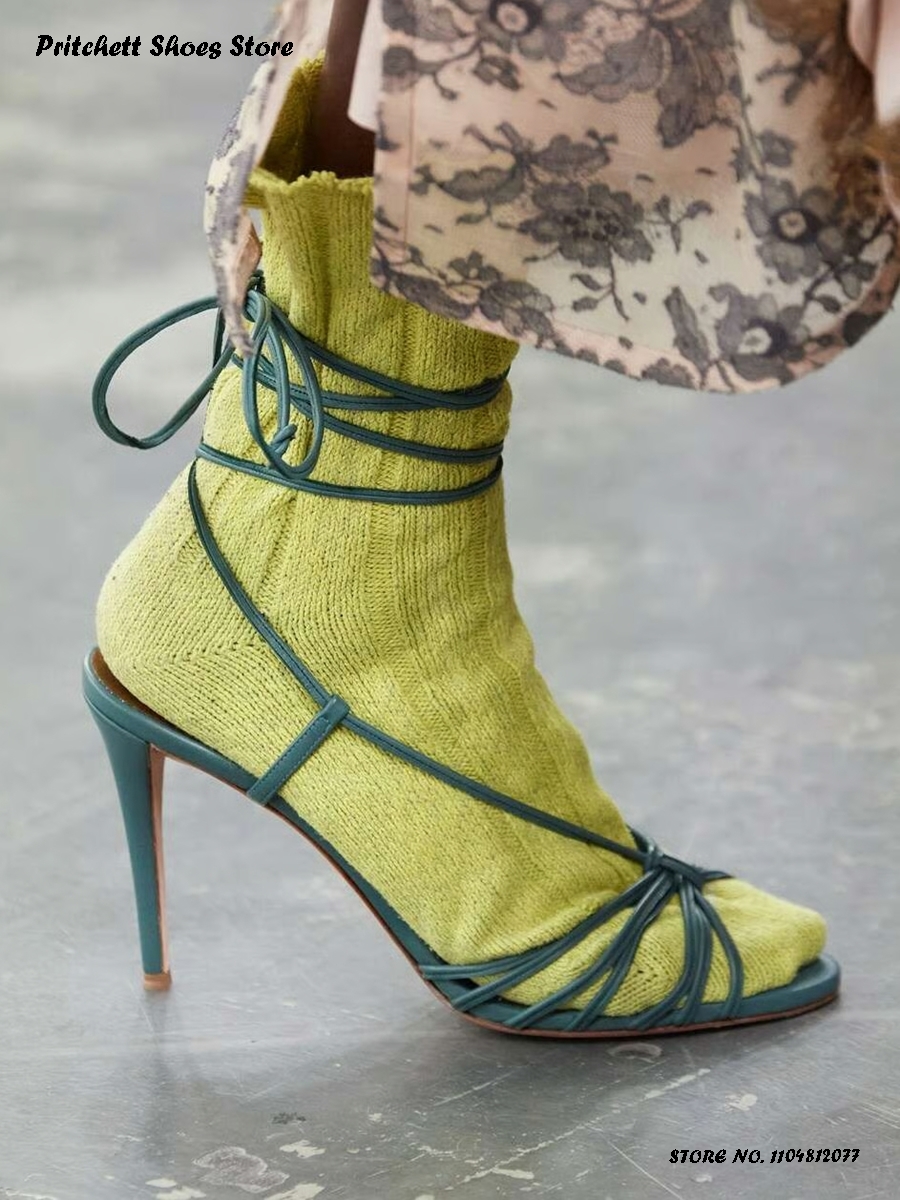 Women's Knotted Leather Strapp - مراجعة Street Fashion Runway وسعره