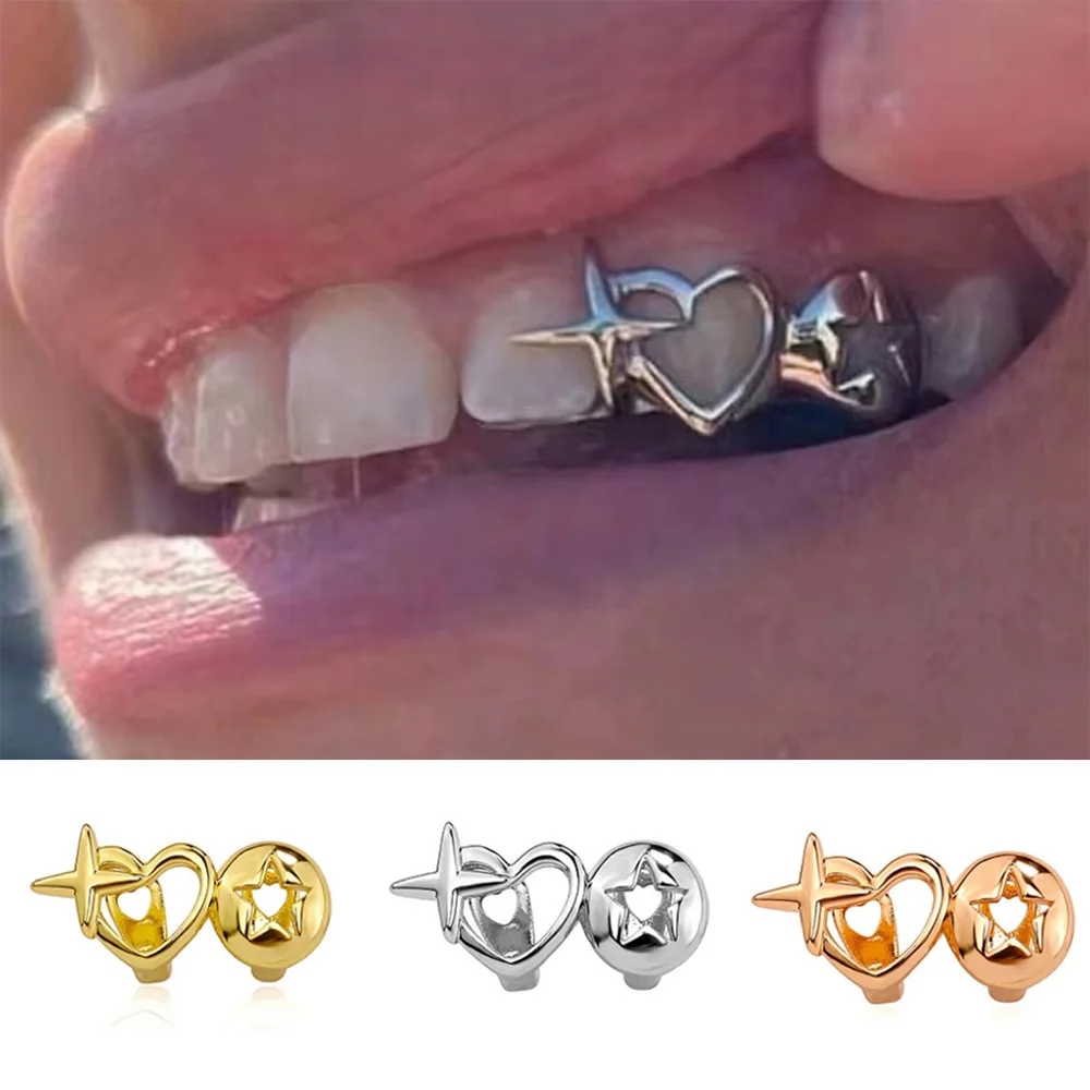 Punk Hip Hop Hollow Heart Teet - مراجعة Street Fashion Jewelry وسعره