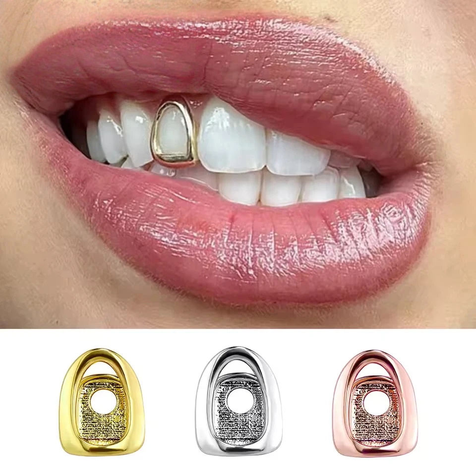 Gold Color Metal Hip Hop Rappe - مراجعة Street Fashion Jewelry وسعره