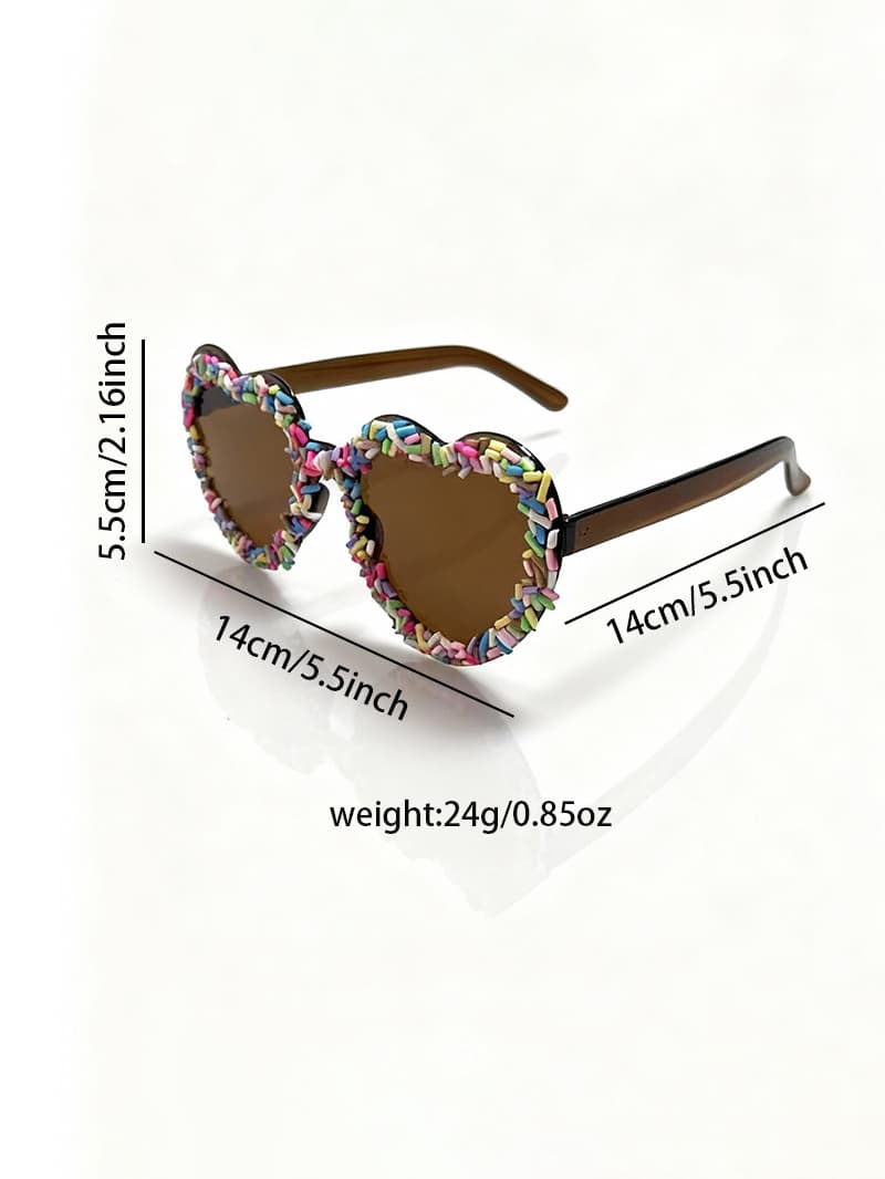Candy Sprinkle Heart Shaped Su - مراجعة Street Fashion Photo وسعره