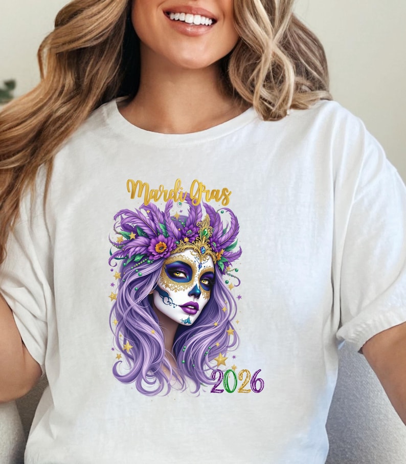 Mardi Gras Lady 2026 Shirt Pur - مراجعة Parade Fashion Street وسعره
