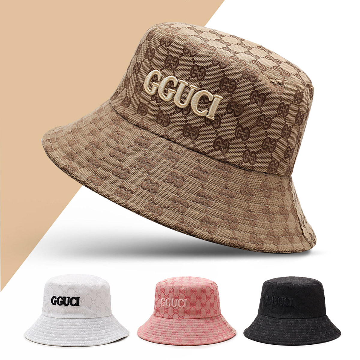 Unisex Black and White Embroid - مراجعة Bucket Hat Embroidered وسعره