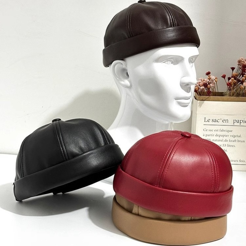 PU Leather Driver Hat Retro Ro - مراجعة Street Fashion In Japanese وسعره