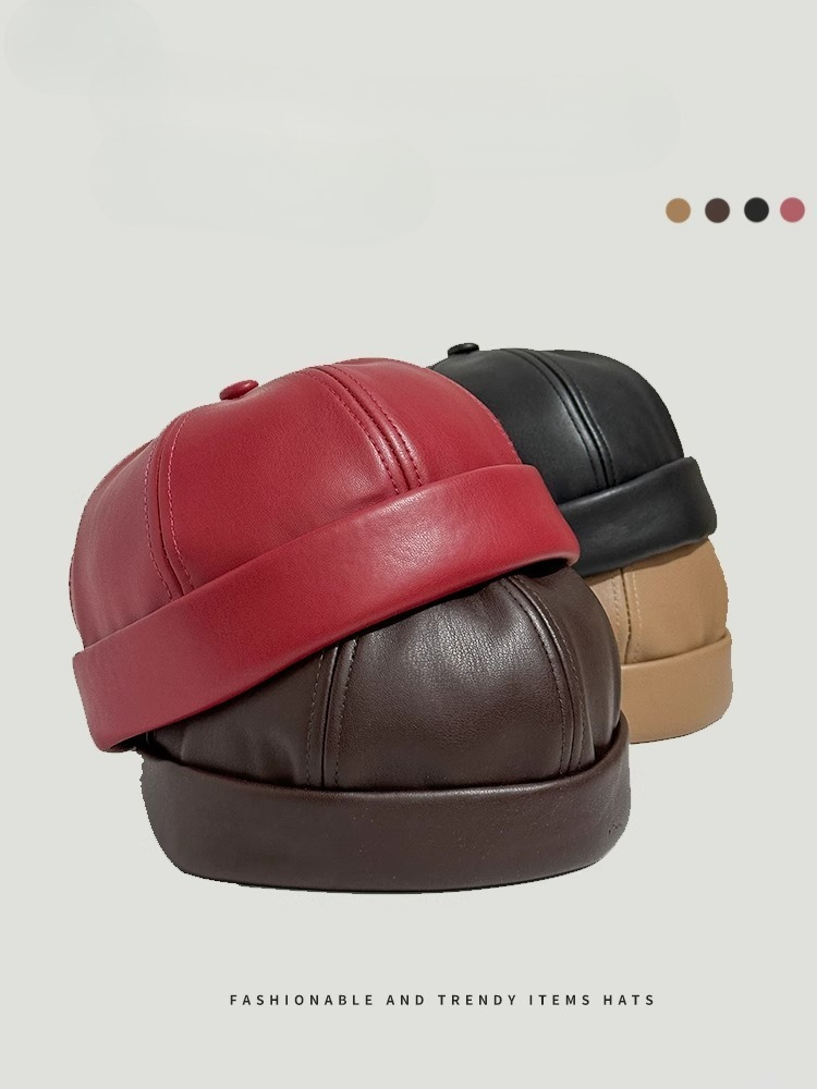 PU Leather Driver Hat Retro Ro - مراجعة Street Fashion In Japanese وسعره